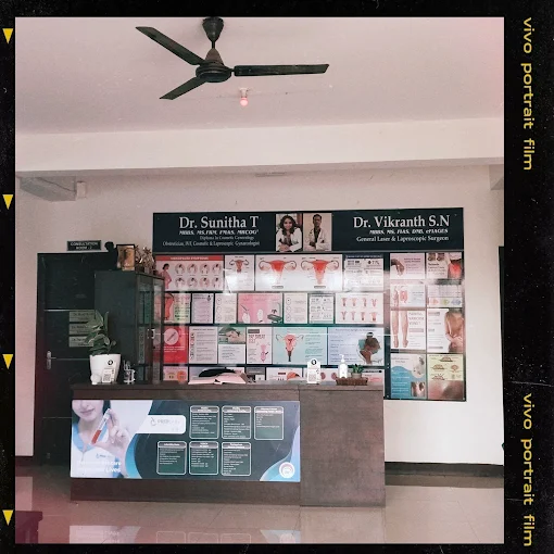 Clinic reception desk